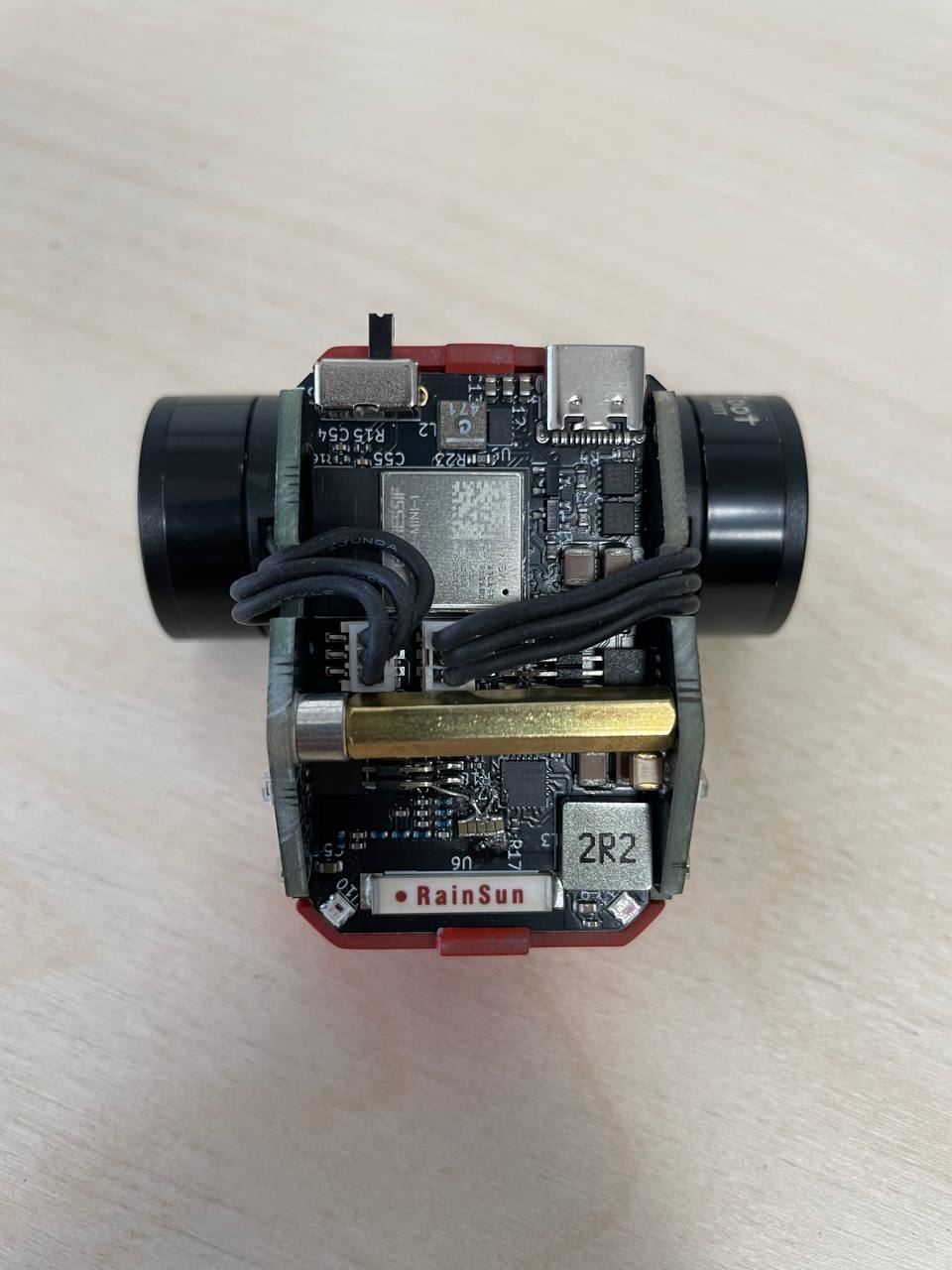 Connect motor cables