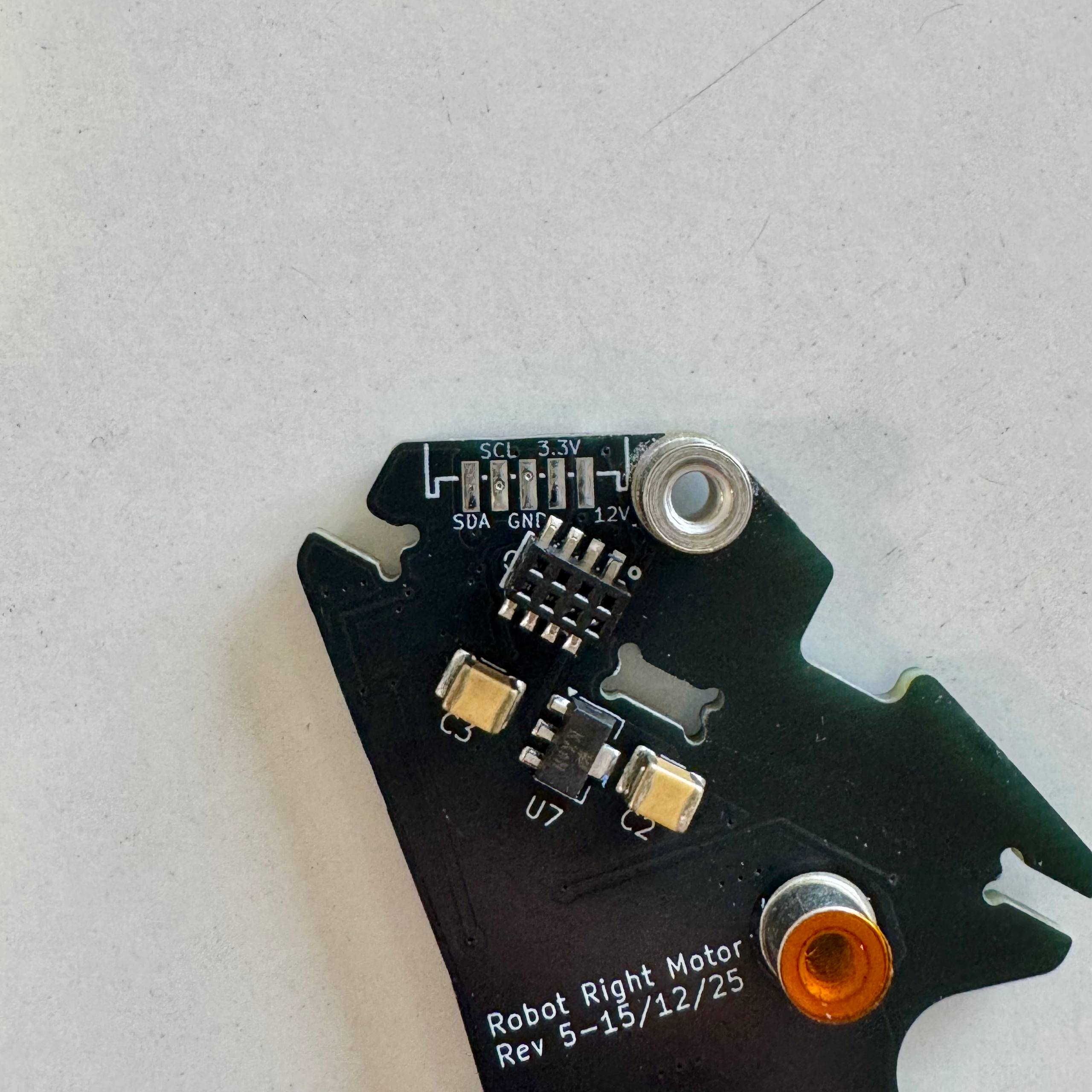 Expansion port on the right side PCB